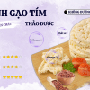 Bánh gạo tím thảo dược gotime eco