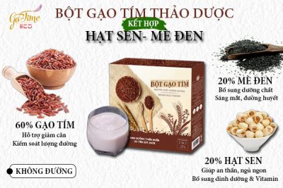 Bột gạo tím thảo dược