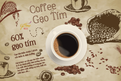 Cà phê gạo tím thảo dược