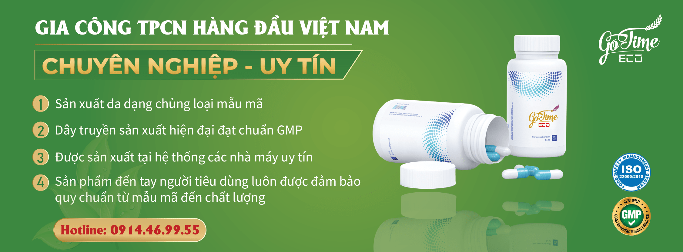 Gia công thực phẩm chức năng độc quyền từ A đến Z