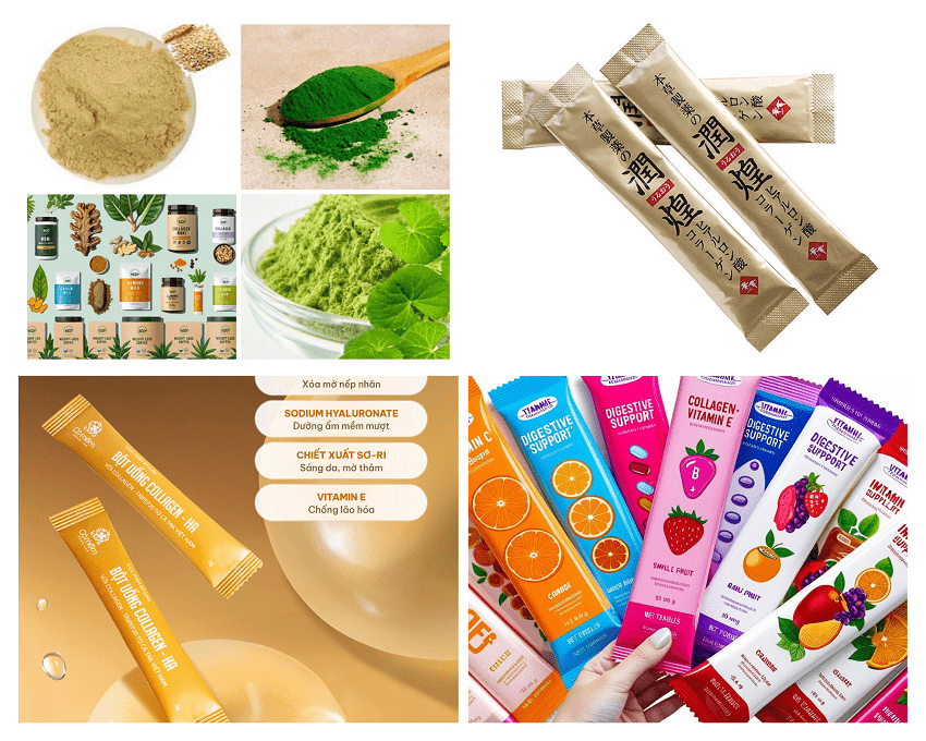 Gia Công Thực Phẩm Bổ Sung Collagen Đẹp Da & Dáng